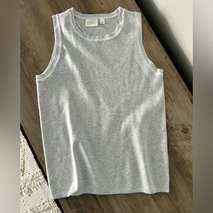 Cyrus Light Gray Thick Quality Knit Top